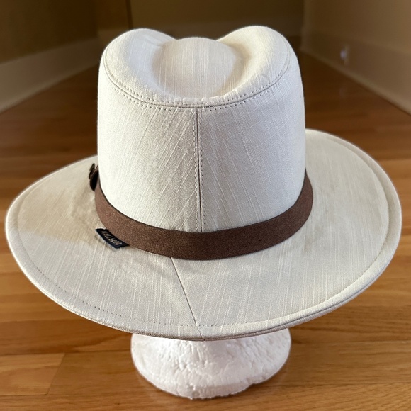 Wallaroo Hat Co Fedora Style Hat Jamison Cream Color Size Medium Large - Picture 8 of 14